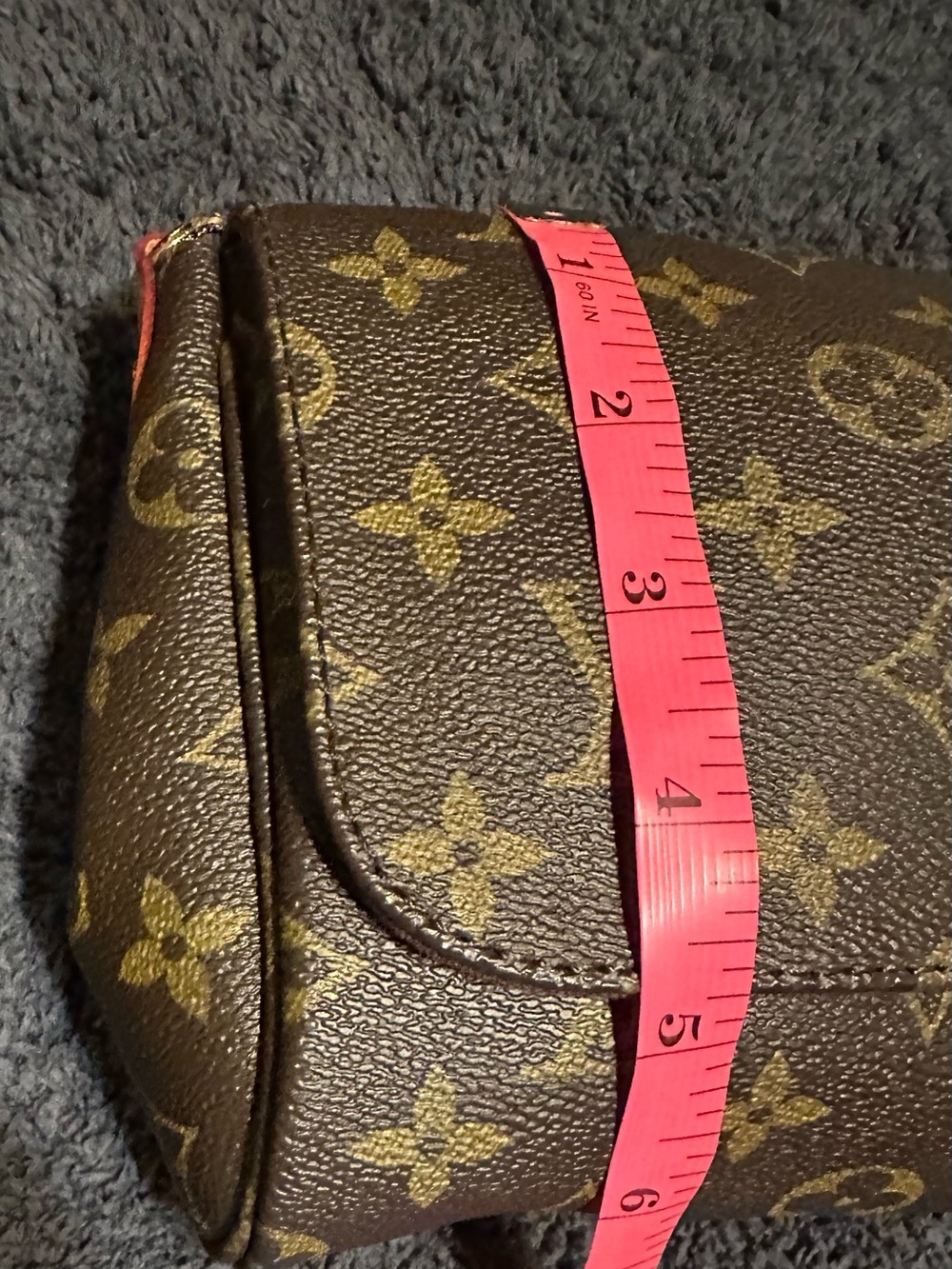 Favorite Monogram Crossbody with Gold Hardware and Natural Vachetta Trim - Picture 6 of 7